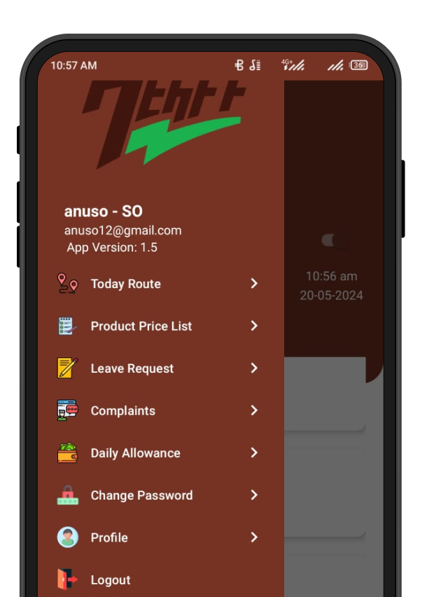 RSS App Screen