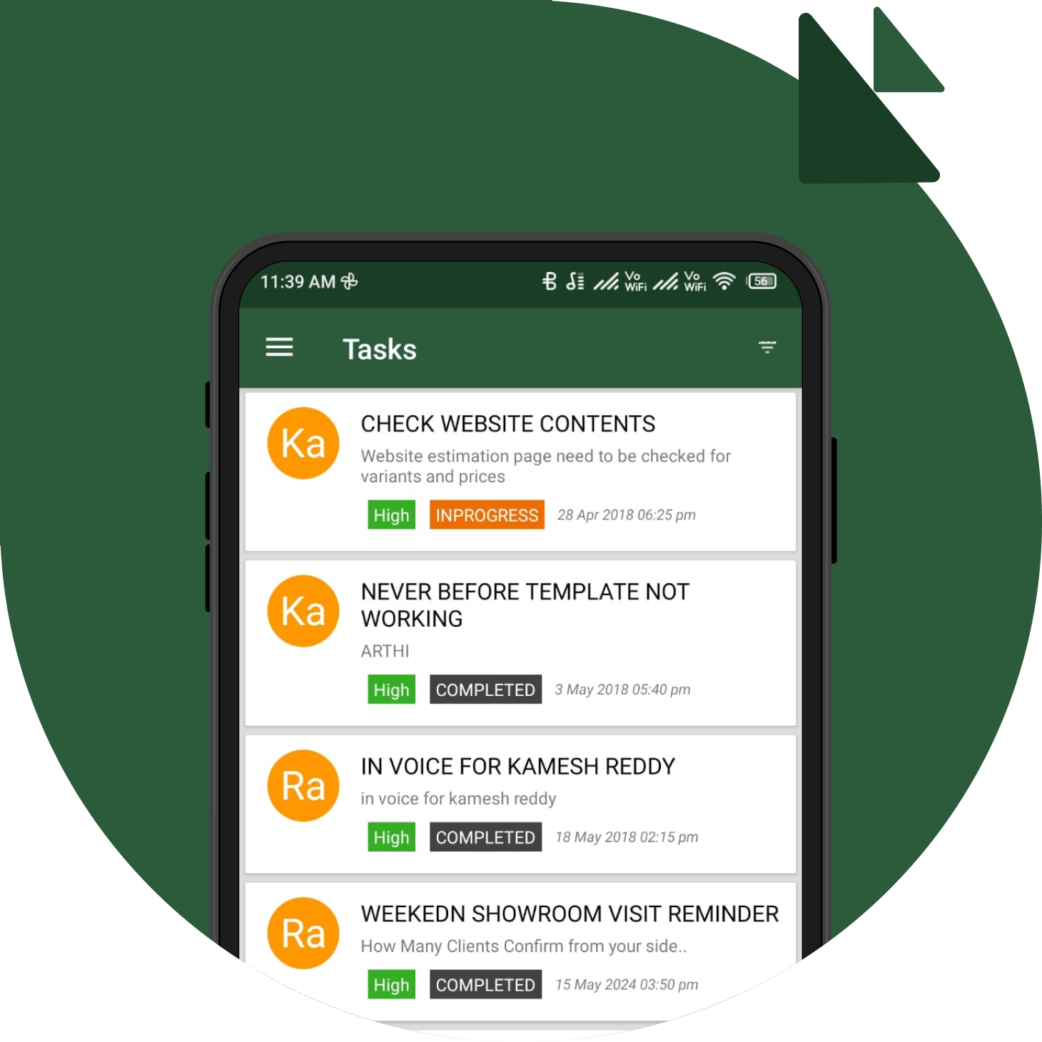 App Dashboard