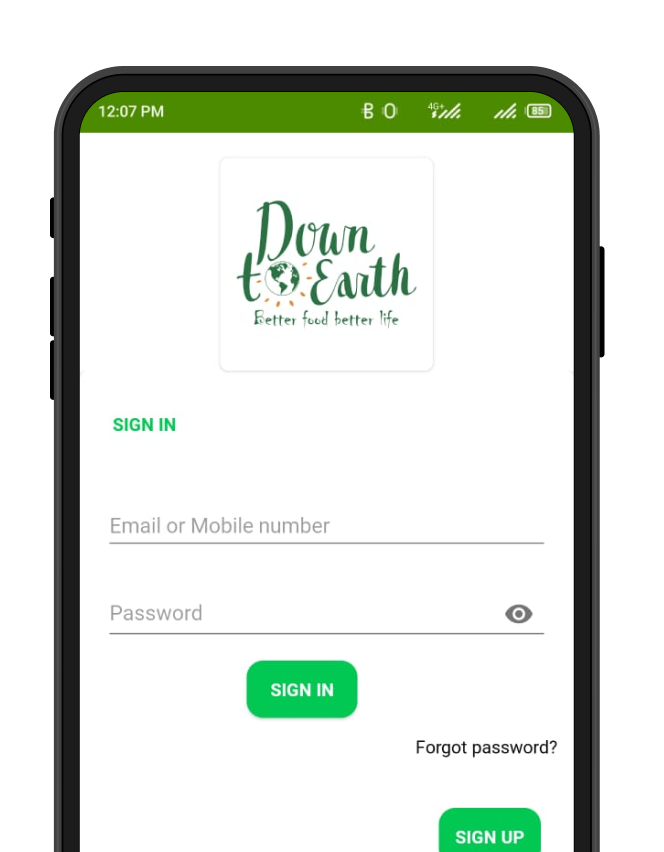 RSS App Screen